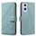 Custodia per telefono in pelle con motivo geometrico RFID per OPPO A96 5G / Reno7 Z (verde) Custodia per telefono in pelle con motivo geometrico RFID per OPPO A96 5G / Reno7 Z (verde)