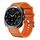 Cinturino sportivo in silicone tinta unita per Samsung Galaxy Watch Ultra 47 mm (arancione) Cinturino sportivo in silicone tinta unita per Samsung Galaxy Watch Ultra 47 mm (arancione)