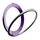 Supporto magnetico per telefono MOMAX HOOP (viola)