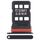 Per ZTE nubia Z70 Ultra NX733J NX736J Vassoio SIM + scheda SIM (nero)