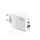 Caricabatterie GaN PD 45W + protocollo QC3.0 USB completamente compatibile per MacBook, spina UE (bianco) Caricabatterie GaN PD 45W + protocollo QC3.0 USB completamente compatibile per MacBook, spina UE (bianco)