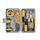 Set di attrezzi manuali per riparazioni multifunzionali, ferramenta per la casa, stile: 13 pezzi/set, modello taglierino giallo Set di attrezzi manuali per riparazioni multifunzionali, ferramenta per la casa, stile: 13 pezzi/set, modello taglierino giallo