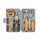 Set di attrezzi manuali per riparazioni multifunzionali, ferramenta per la casa, stile: 19 pezzi/set, giallo. Set di attrezzi manuali per riparazioni multifunzionali, ferramenta per la casa, stile: 19 pezzi/set, giallo.