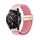 Cinturino per orologio in nylon intrecciato con fibbia magnetica da 20 mm (rosa) Cinturino per orologio in nylon intrecciato con fibbia magnetica da 20 mm (rosa)