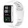 Cinturino in silicone con fibbia inversa per Huawei Band 10/9/8 (bianco)