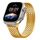 Cinturino in acciaio con anello magnetico a nove perle per Apple Watch da 46 mm / 49 mm / 45 mm / 44 mm (oro) Cinturino in acciaio con anello magnetico a nove perle per Apple Watch da 46 mm / 49 mm / 45 mm / 44 mm (oro)