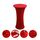 Copertura per tavolo in spandex elastico, decorazione per hotel, matrimoni, cocktail, fondo rotondo, colore: rosso. Dimensioni: 60 cm. Copertura per tavolo in spandex elastico, decorazione per hotel, matrimoni, cocktail, fondo rotondo, colore: rosso. Dimensioni: 60 cm.