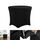 Copritavolo rotondo elasticizzato semplice e moderno per hotel, banchetti nuziali, copritavolo rotondo grande con quattro angoli, dimensioni: 153x75 cm (nero) Copritavolo rotondo elasticizzato semplice e moderno per hotel, banchetti nuziali, copritavolo rotondo grande con quattro angoli, dimensioni: 153x75 cm (nero)