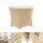 Copritavolo rotondo elasticizzato semplice e moderno per hotel, banchetti nuziali, quattro angoli, grande copritavolo rotondo, dimensioni: 153x75 cm (champagne)