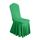 Coprisedia elasticizzato per hotel, decorazione per matrimonio, coprisedia in spandex tinta unita (verde)