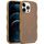 For iPhone 12 Pro Max Skin Feel Wave Texture MagSafe Phone Case(Brown)