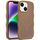 For iPhone 14 Plus Skin Feel Wave Texture MagSafe Phone Case(Brown)