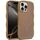 For iPhone 16 Pro Max Skin Feel Wave Texture MagSafe Phone Case(Brown)