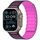Cinturino magnetico bicolore per Apple Watch da 46 mm / 49 mm / 45 mm / 44 mm, modello Piano, morbido e colorato (nero, rosa, rosa) Cinturino magnetico bicolore per Apple Watch da 46 mm / 49 mm / 45 mm / 44 mm, modello Piano, morbido e colorato (nero, rosa, rosa)