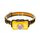 E-SMARTER W6100A Mini lampada frontale a LED con sensore d'onda COB, lampada frontale luminosa per pesca e avventure all'aperto (gialla)