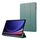 For Samsung Galaxy Tab S10 FE+ 3-Fold Pure Color TPU Leather Tablet Case with Pen Slot(Dark Green) For Samsung Galaxy Tab S10 FE+ 3-Fold Pure Color TPU Leather Tablet Case with Pen Slot(Dark Green)