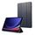 For Samsung Galaxy Tab S10 FE+ 3-Fold Pure Color TPU Leather Tablet Case with Pen Slot(Dark Blue) For Samsung Galaxy Tab S10 FE+ 3-Fold Pure Color TPU Leather Tablet Case with Pen Slot(Dark Blue)