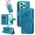 For Honor 400 Lite Swallowtail Butterfly Embossed Leather Phone Case(Blue) For Honor 400 Lite Swallowtail Butterfly Embossed Leather Phone Case(Blue)