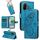 For Redmi A5 4G 173.3mm Swallowtail Butterfly Embossed Leather Phone Case(Blue) For Redmi A5 4G 173.3mm Swallowtail Butterfly Embossed Leather Phone Case(Blue)