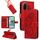 For Redmi A5 4G 173.3mm Swallowtail Butterfly Embossed Leather Phone Case(Red) For Redmi A5 4G 173.3mm Swallowtail Butterfly Embossed Leather Phone Case(Red)