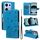 For Redmi Note 14S 4G / Note 13 Pro 4G Cat and Bee Embossed Flip Leather Phone Case(Blue) For Redmi Note 14S 4G / Note 13 Pro 4G Cat and Bee Embossed Flip Leather Phone Case(Blue)