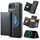 For iPhone 16e DG.MING MAGKING-K2 Series MagSafe RFID Card Bag Detachable Phone Case(Black) For iPhone 16e DG.MING MAGKING-K2 Series MagSafe RFID Card Bag Detachable Phone Case(Black)