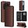 For Honor Magic7 Pro 5G Cubic Grid Texture Flip Leather Phone Case(Brown)