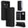 For Honor Magic6 Pro 5G Cubic Grid Texture Flip Leather Phone Case(Black)
