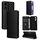 For Honor X5 Plus Cubic Grid Texture Flip Leather Phone Case(Black)