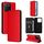 For Honor X5b / X5b Plus Cubic Grid Texture Flip Leather Phone Case(Red)