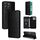 For Honor X8c 4G Cubic Grid Texture Flip Leather Phone Case(Black)