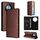 For Honor X60 5G / X9c Smart Cubic Grid Texture Flip Leather Phone Case(Brown) For Honor X60 5G / X9c Smart Cubic Grid Texture Flip Leather Phone Case(Brown)