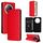 For Honor X60 Pro 5G / X9c 5G Cubic Grid Texture Flip Leather Phone Case(Red) For Honor X60 Pro 5G / X9c 5G Cubic Grid Texture Flip Leather Phone Case(Red)