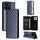 For Honor Play 60 Plus Cubic Grid Texture Flip Leather Phone Case(Blue)