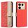 For Infinix Note 40 Pro / 40 Pro+ Splicing Color Hollow Flower Pattern RFID Leather Phone Case(Red) For Infinix Note 40 Pro / 40 Pro+ Splicing Color Hollow Flower Pattern RFID Leather Phone Case(Red)