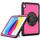 For iPad 2025 / 2022 Honeycomb Hand Grip Turntable Stand Tablet Case(Rose Red) For iPad 2025 / 2022 Honeycomb Hand Grip Turntable Stand Tablet Case(Rose Red)