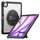 For iPad Air 13 2025 / 2024 Honeycomb Hand Grip Turntable Stand Tablet Case(Transparent) For iPad Air 13 2025 / 2024 Honeycomb Hand Grip Turntable Stand Tablet Case(Transparent)