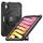 For iPad mini 2024 / mini 6 Honeycomb Hand Grip Turntable Stand Tablet Case(Black) For iPad mini 2024 / mini 6 Honeycomb Hand Grip Turntable Stand Tablet Case(Black)