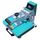 Macchina per timbratura manuale per trasferimento termico su magliette e vestiti, dimensioni: 23x30 cm, spina UE (verde) Macchina per timbratura manuale per trasferimento termico su magliette e vestiti, dimensioni: 23x30 cm, spina UE (verde)
