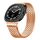 Cinturino in acciaio inossidabile con fibbia magnetica a nove perle per Samsung Galaxy Watch Ultra 47 mm (oro rosa) Cinturino in acciaio inossidabile con fibbia magnetica a nove perle per Samsung Galaxy Watch Ultra 47 mm (oro rosa)