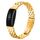 Cinturino in acciaio con fibbia a fionda a cinque perle per Fitbit Inspire 1 / Inspire 2 (oro) Cinturino in acciaio con fibbia a fionda a cinque perle per Fitbit Inspire 1 / Inspire 2 (oro)