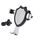 Supporto per telefono da auto con clip per presa d'aria, girevole a 360 gradi, colore: clip a becco d'aquila argento Supporto per telefono da auto con clip per presa d'aria, girevole a 360 gradi, colore: clip a becco d'aquila argento