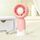 Handheld Rechargeable Fan Outdoor Camping Cooling Fan With Phone Holder Base(Pink) Handheld Rechargeable Fan Outdoor Camping Cooling Fan With Phone Holder Base(Pink)