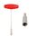 Hidden Spoke T-shaped Wrench Bicycle Tool Socket(Square Hole 3.6mm)