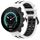 Cinturino per orologio in silicone con fibbia a doppio ardiglione Ocean da 22 mm (bianco e nero) Cinturino per orologio in silicone con fibbia a doppio ardiglione Ocean da 22 mm (bianco e nero)