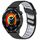 Cinturino per orologio in silicone bicolore con foro inclinato da 22 mm (nero grigio) Cinturino per orologio in silicone bicolore con foro inclinato da 22 mm (nero grigio)