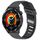 Cinturino per orologio in silicone bicolore con foro obliquo da 22 mm (grigio nero) Cinturino per orologio in silicone bicolore con foro obliquo da 22 mm (grigio nero)