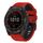 Cinturino in silicone a sgancio rapido con fibbia a vite bicolore per Garmin da 22 mm (rosso e nero) Cinturino in silicone a sgancio rapido con fibbia a vite bicolore per Garmin da 22 mm (rosso e nero)