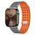 Cinturino in silicone magnetico traspirante bicolore per Apple Watch 42 mm / 41 mm / 40 mm / 38 mm (grigio-arancione) Cinturino in silicone magnetico traspirante bicolore per Apple Watch 42 mm / 41 mm / 40 mm / 38 mm (grigio-arancione)