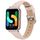 Cinturino in vera pelle per Samsung Galaxy Fit3 Slim (rosa)